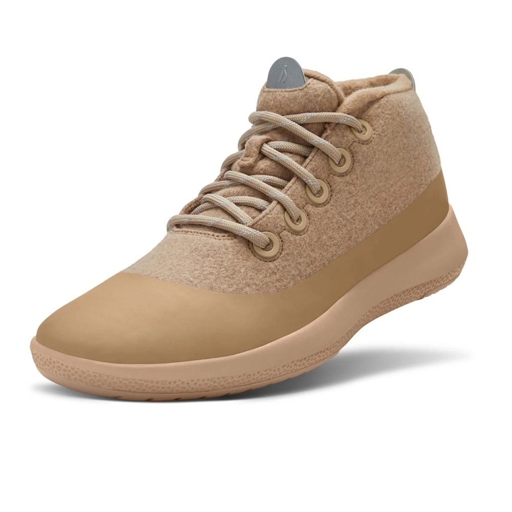 Allbirds Women's Wool Runner-up  Beige High-Top Sneakers. Size 9 Worn once